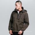 Man Outdoor Breathable Fashion Windbreaker Hiking Jacket Hooded Waterproof Jacket